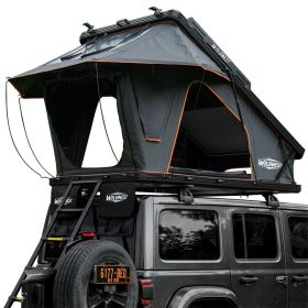 Rooftop Tent Hardshell with USB Outlet, Luggage Racks&Full Circle Led Strip, 3-in-1 Elevated Roof Tent with Skyview Window, Regular&TPU Rain Flie Rooftop Tent Hardshell with USB Outlet, Luggage Racks&Full Circle Led Strip, 3-in-1 Elevated Roof Tent with Skyview Window, Regular&TPU Rain Flie